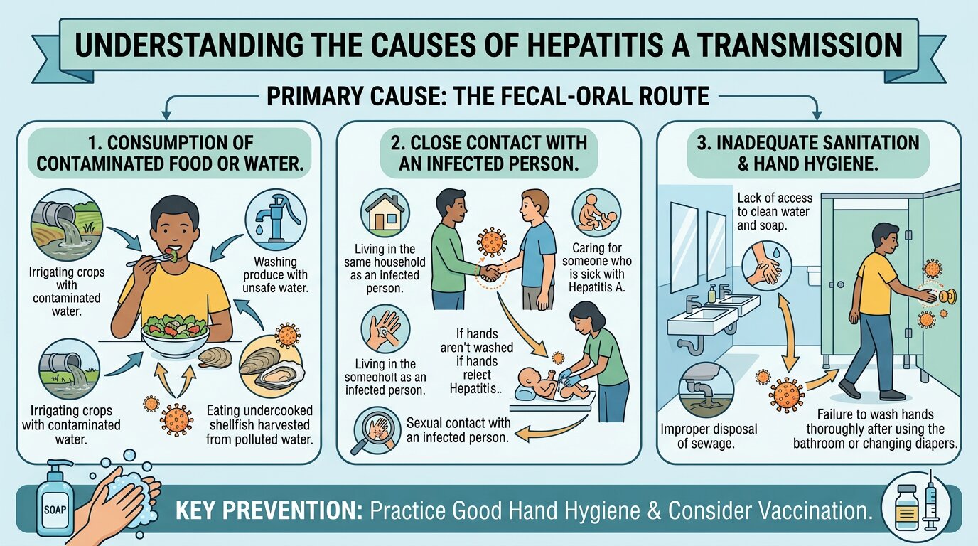What Causes Hepatitis A